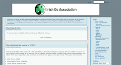 Desktop Screenshot of irish-go.org