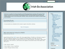 Tablet Screenshot of irish-go.org